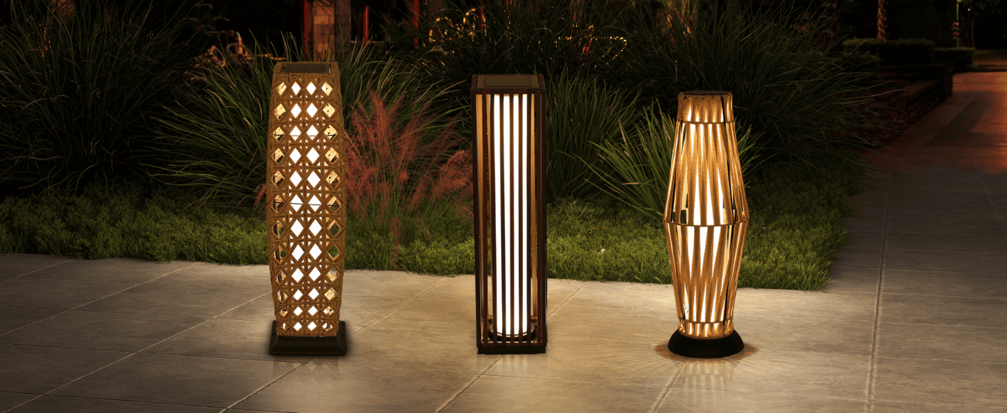 משפחת מוצרי תאורה סולארית לגינה